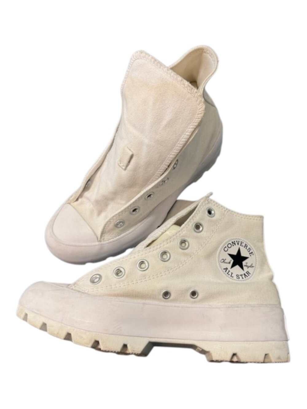 Converse CTAS Lugged Hi Platform Women's Size 7 White 565902C